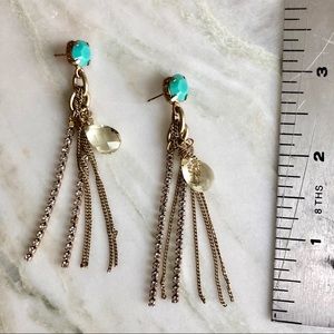 ANTHROPOLOGIE  3 inch Earrings